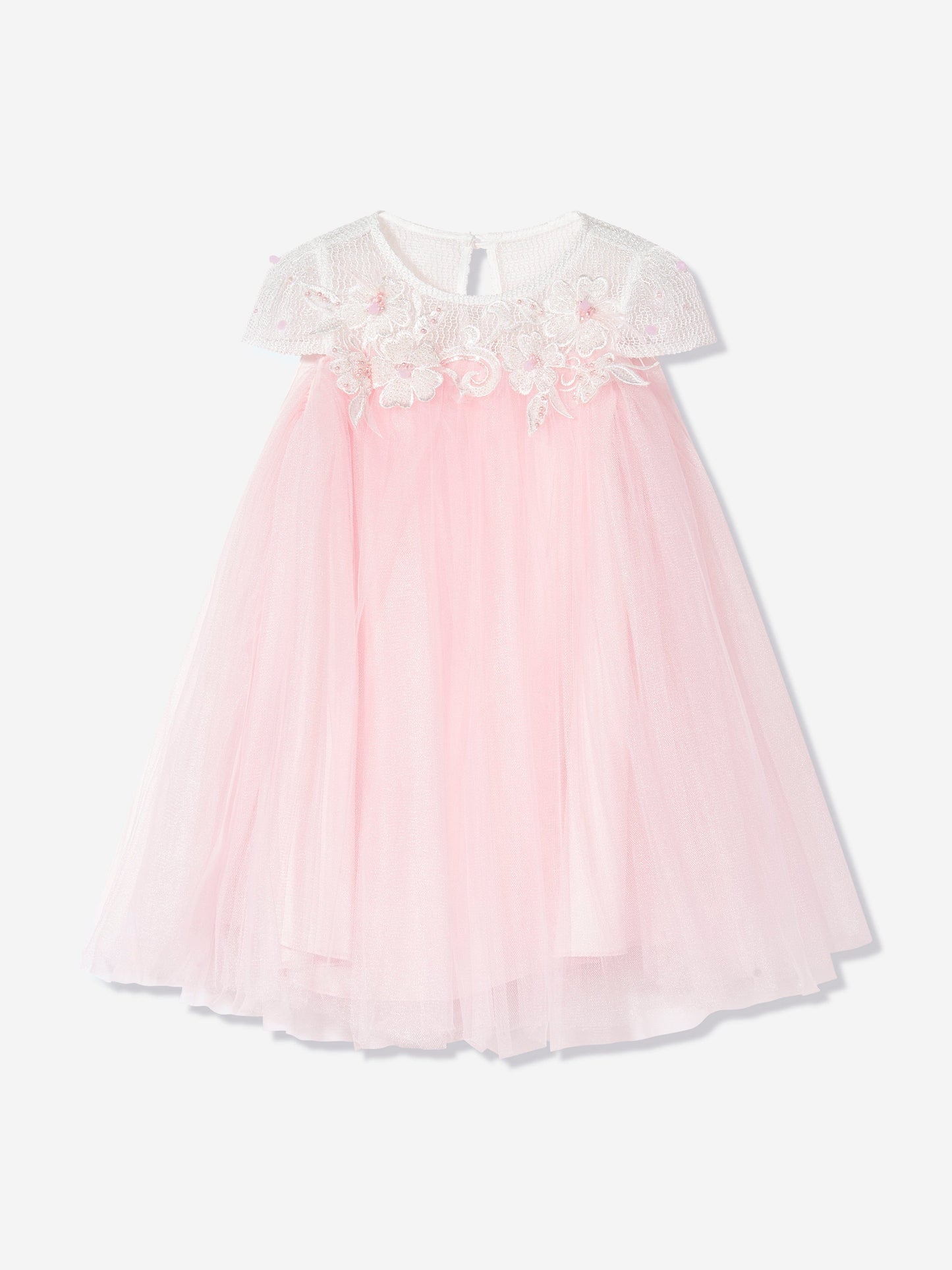 DRESS & Fleur Girls Flower Occasion Dress with Headband in Pink