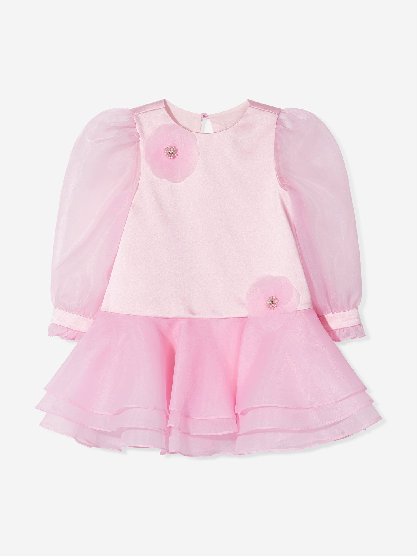 DRESS & Fleur Girls Flower Occasion Dress in Pink