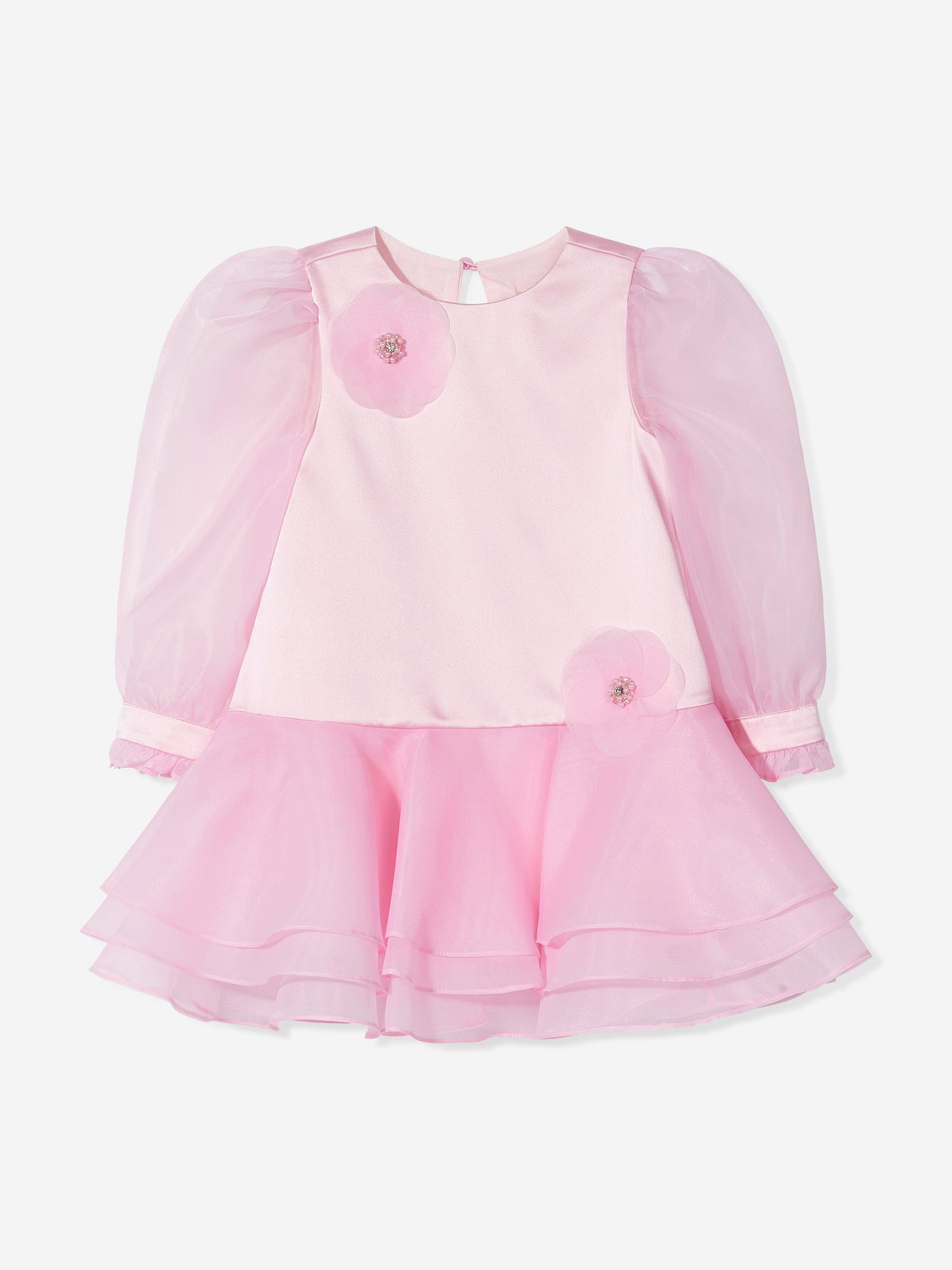 DRESS & Fleur Girls Flower Occasion Dress in Pink