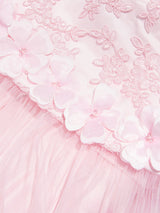 DRESS & Fleur Girls Occasion and Cape Set in Pink