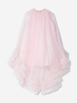 DRESS & Fleur Girls Occasion Dress and Cape Set in Pink