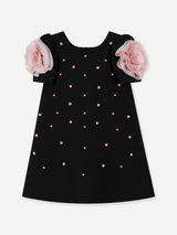DRESS & Fleur Girls Flower Occasion Dress in Black