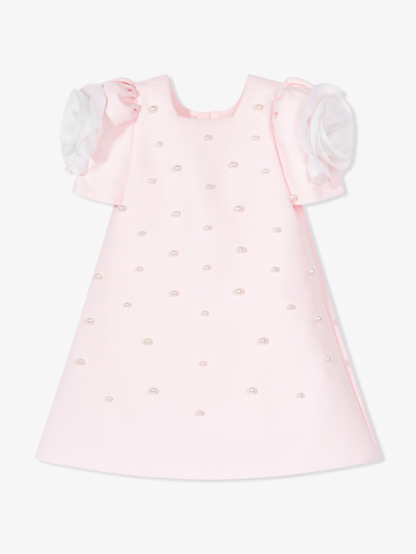 DRESS & Fleur Girls Flower Occasion Dress with Headband in Pink