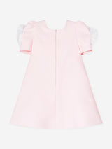 DRESS & Fleur Girls Flower Occasion Dress with Headband in Pink