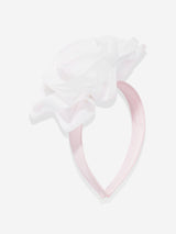 DRESS & Fleur Girls Flower Occasion Dress with Headband in Pink
