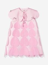DRESS & Fleur Girls Heart Occasion Dress and Cape Set in Pink
