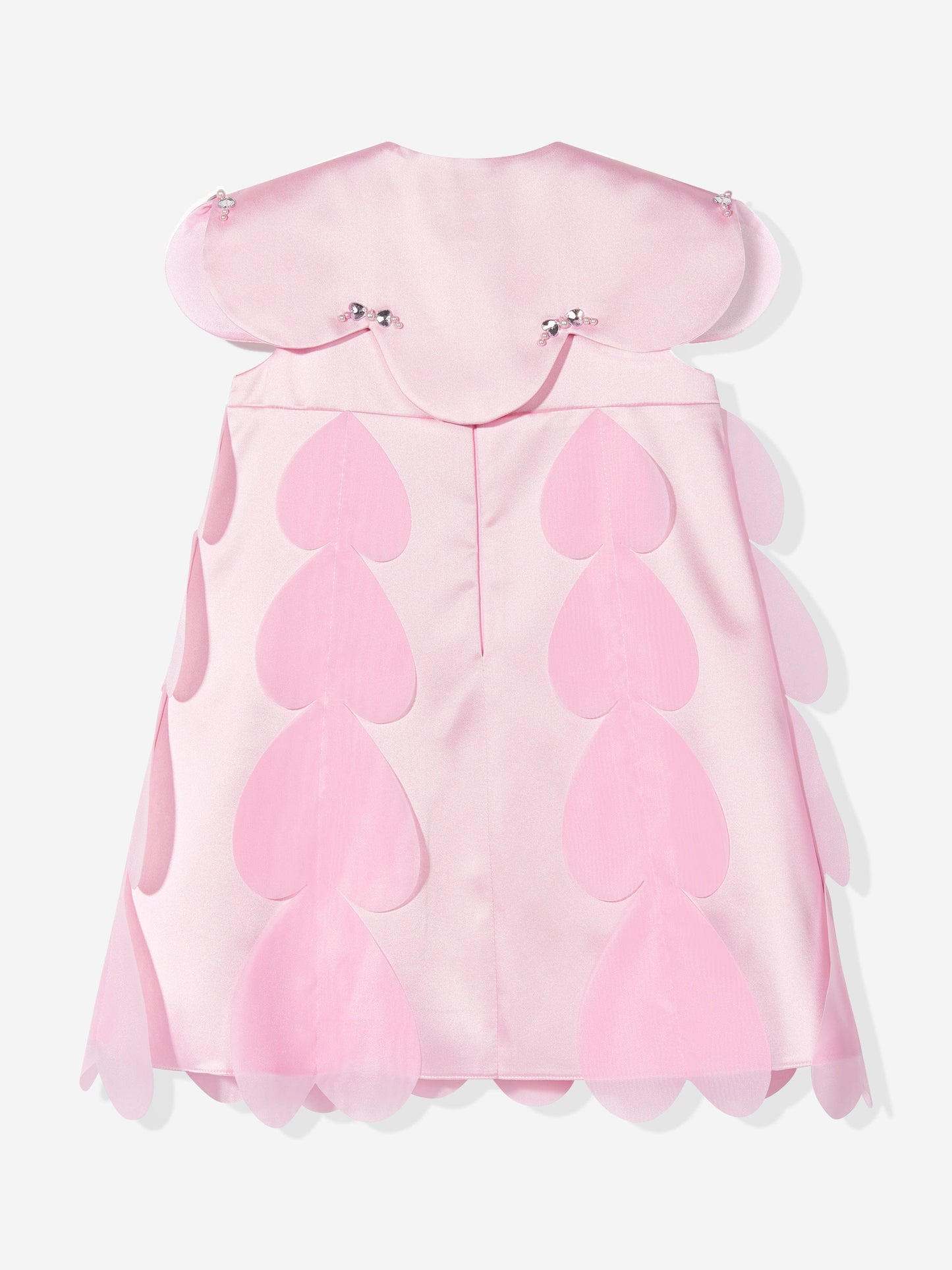 DRESS & Fleur Girls Heart Occasion Dress and Cape Set in Pink