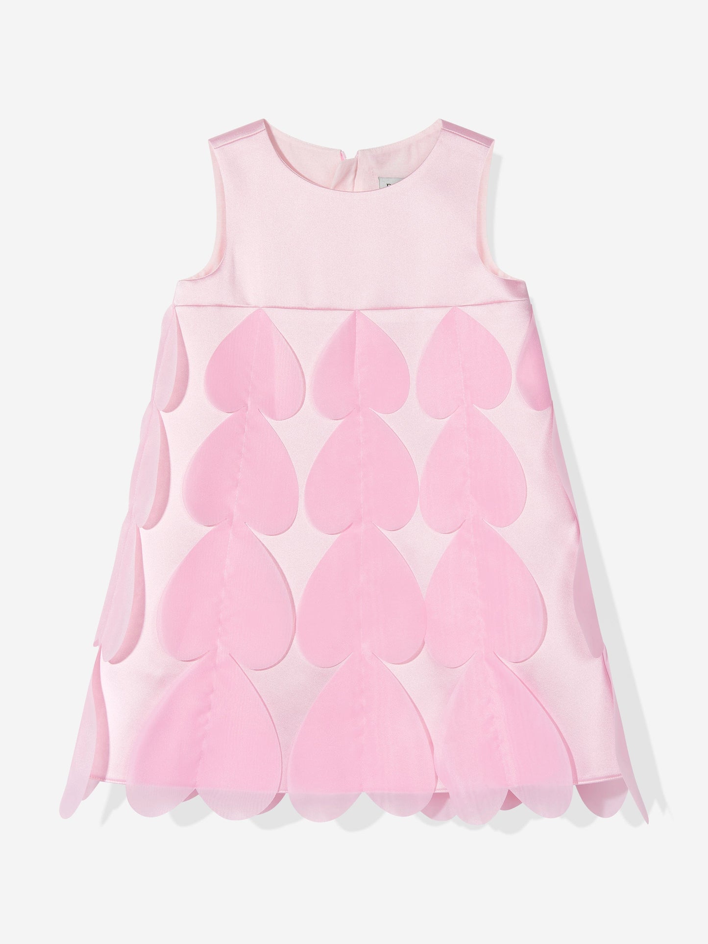 DRESS & Fleur Girls Heart Occasion Dress and Cape Set in Pink