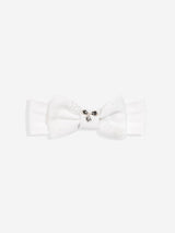 DRESS & Fleur Baby Girls Occasion Dress with Headband in Ivory