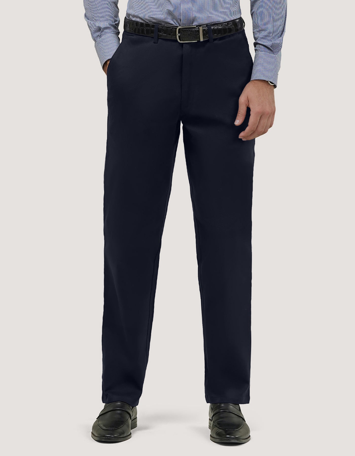 Navy Moleskin Chino Trouser