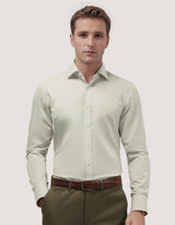 Easy Iron Beige Dress Shirt