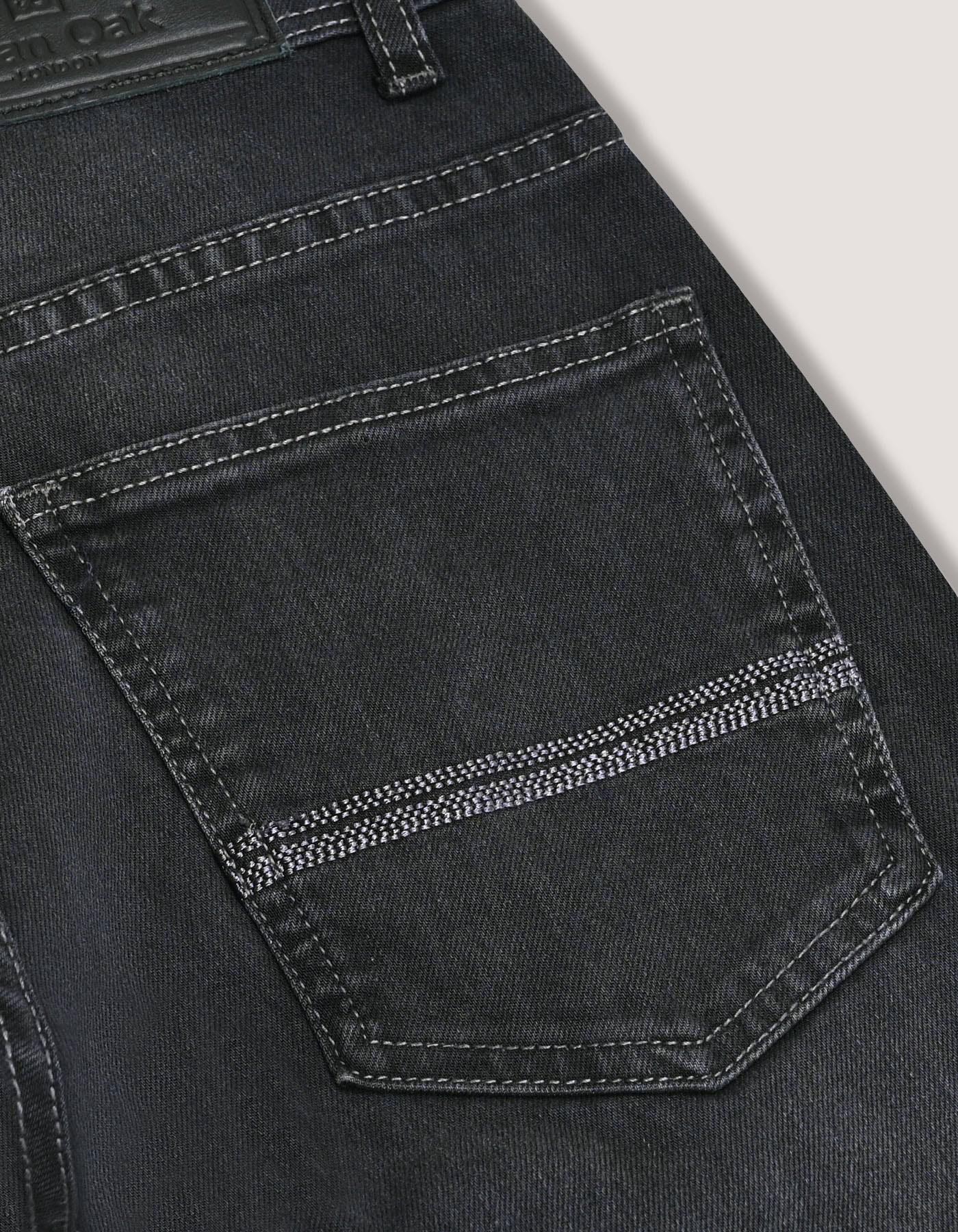 Classic Dark Grey Denim Jeans