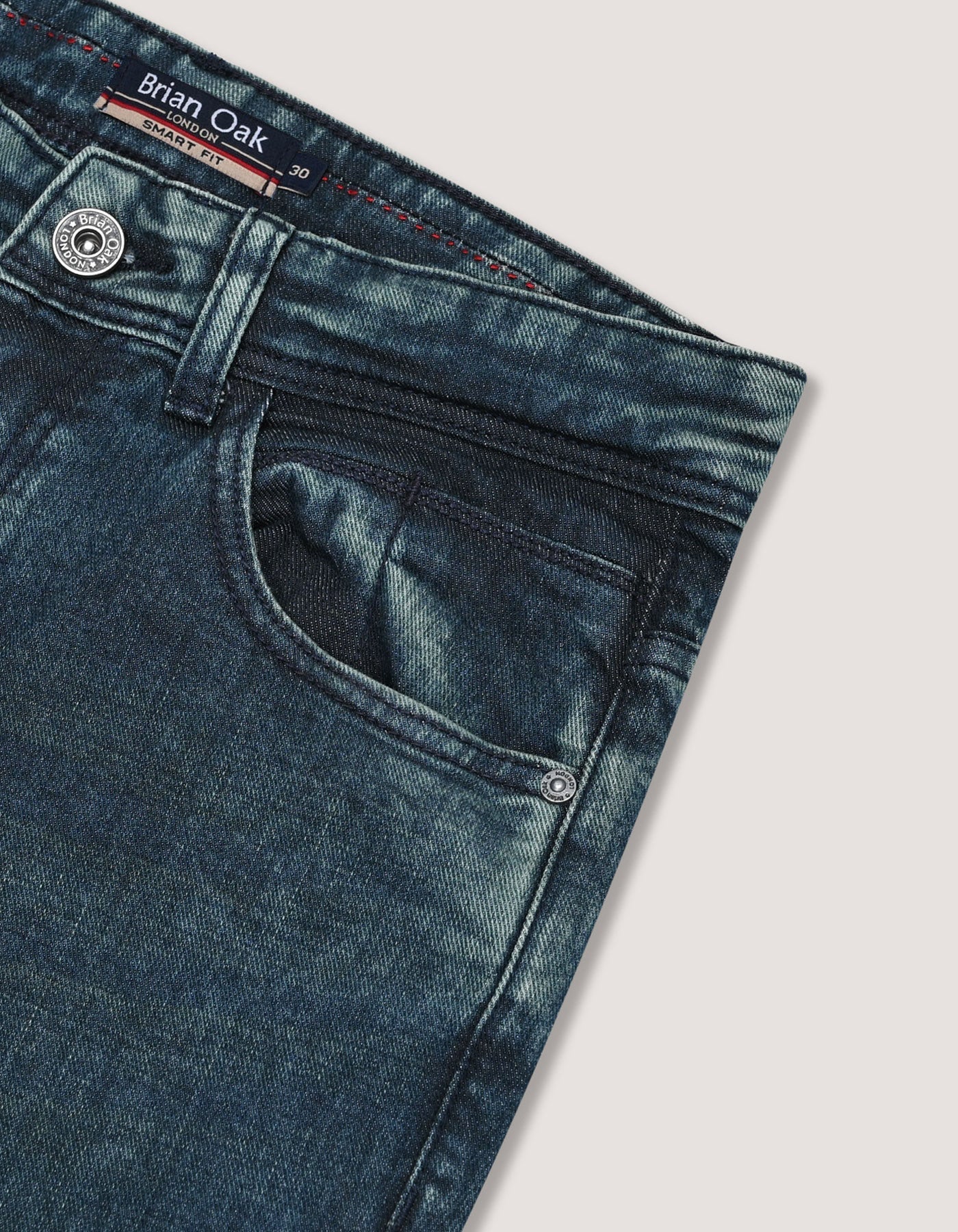 Classic Smart Jeans - Green Tint