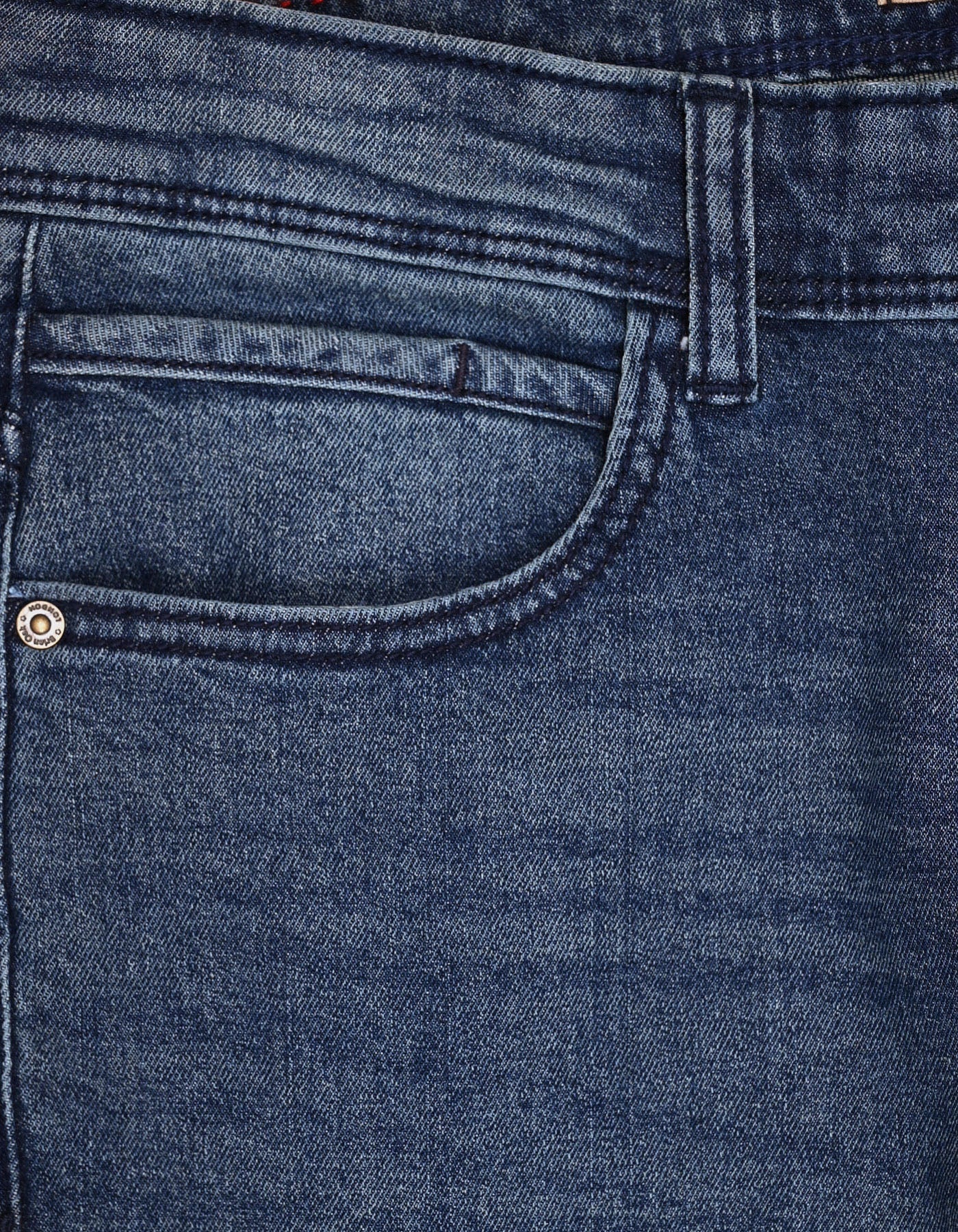 Men's Light Green Tinted Denim Jeans