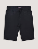 Black Smart Fit Denim Shorts