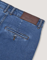 Blue Smart Fit Denim Shorts