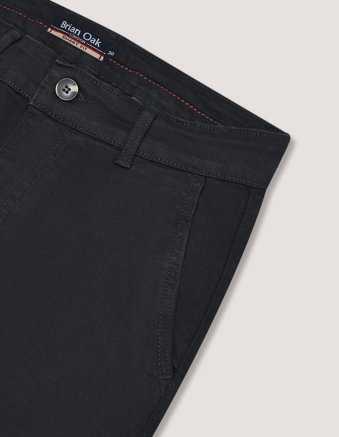 Men's Cross Pocket Black Jeans