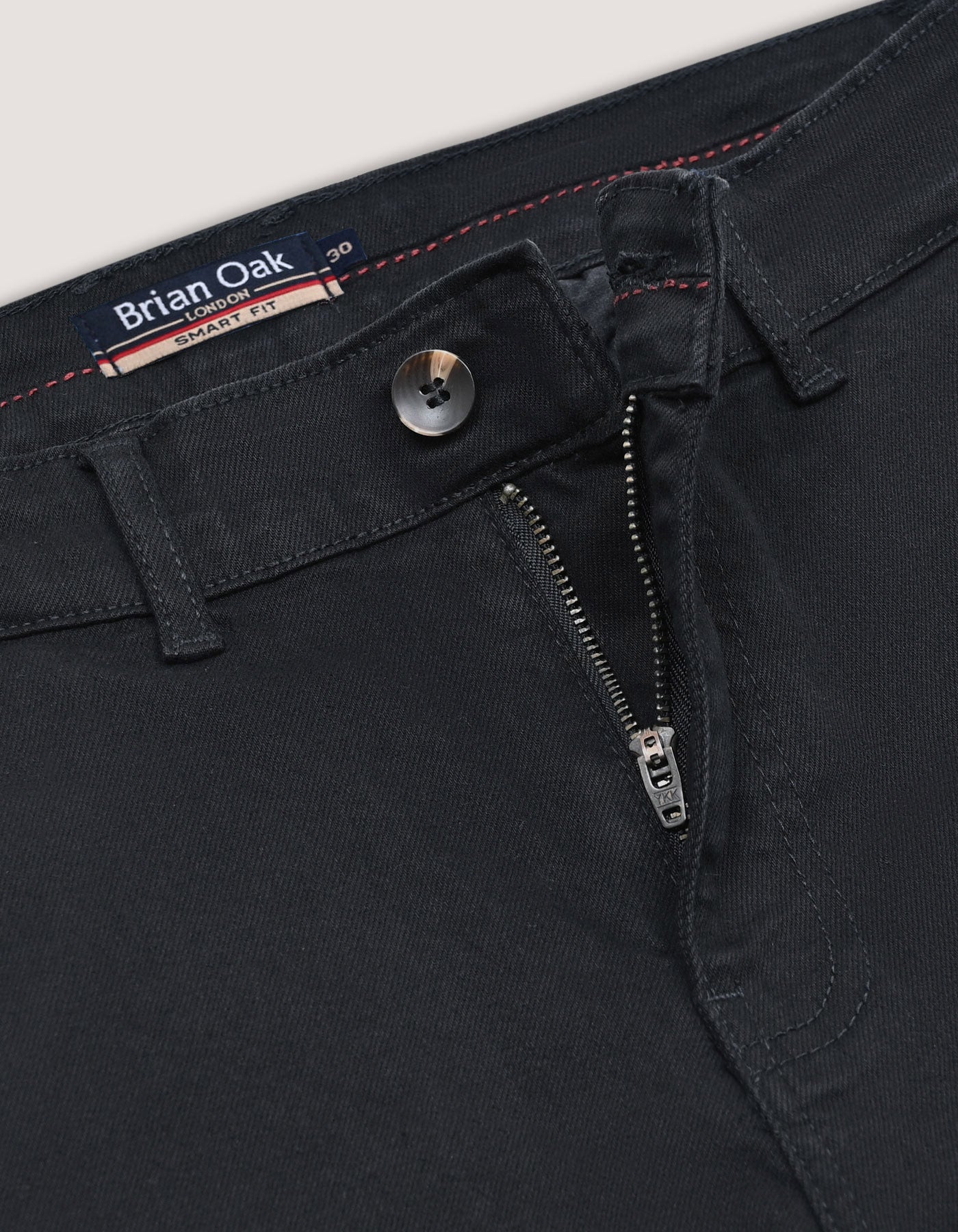 Men's Cross Pocket Black Jeans