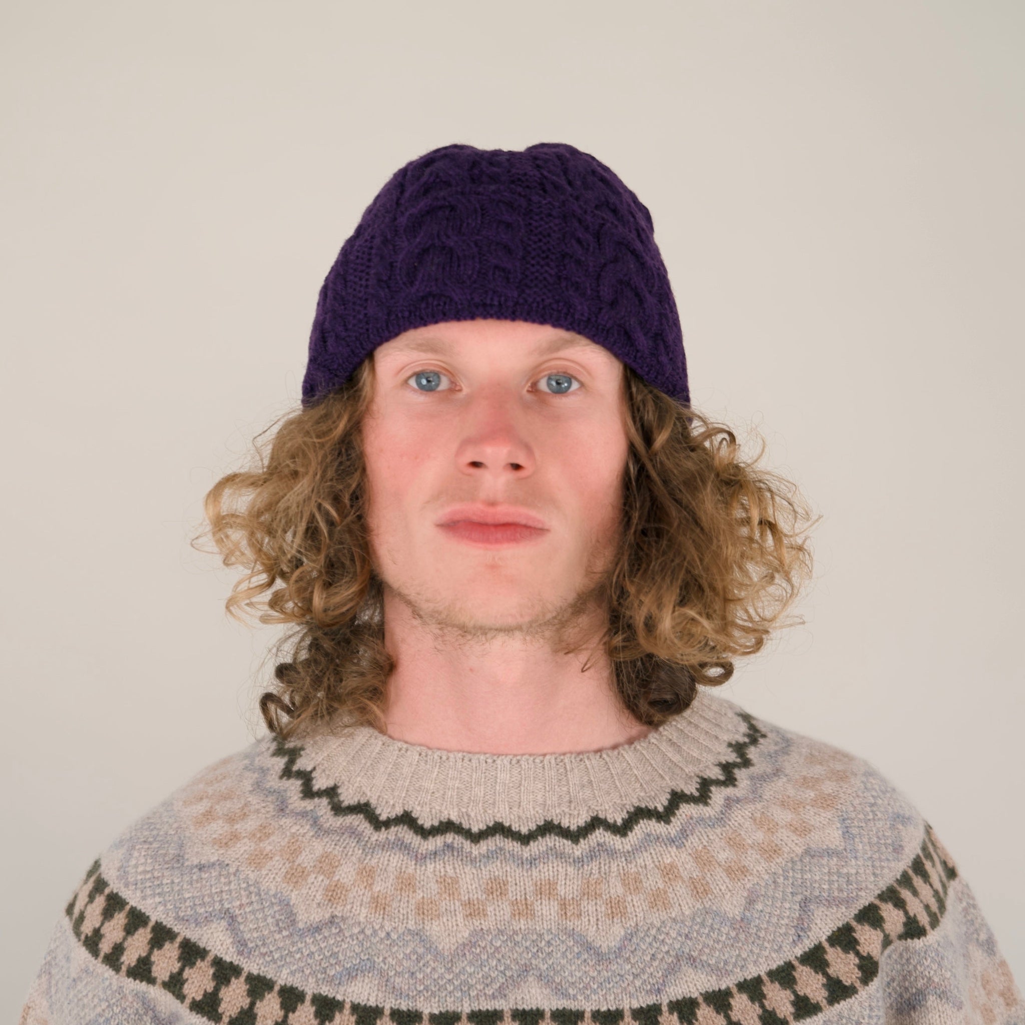 Merino - Abbey Hat - Pupura
