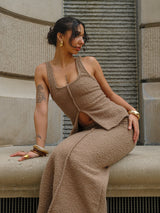 Wool Long Skirt Handmade for Elegant Style