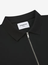 Double Zip Overshirt - Black