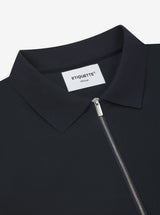 Double Zip Overshirt - Navy