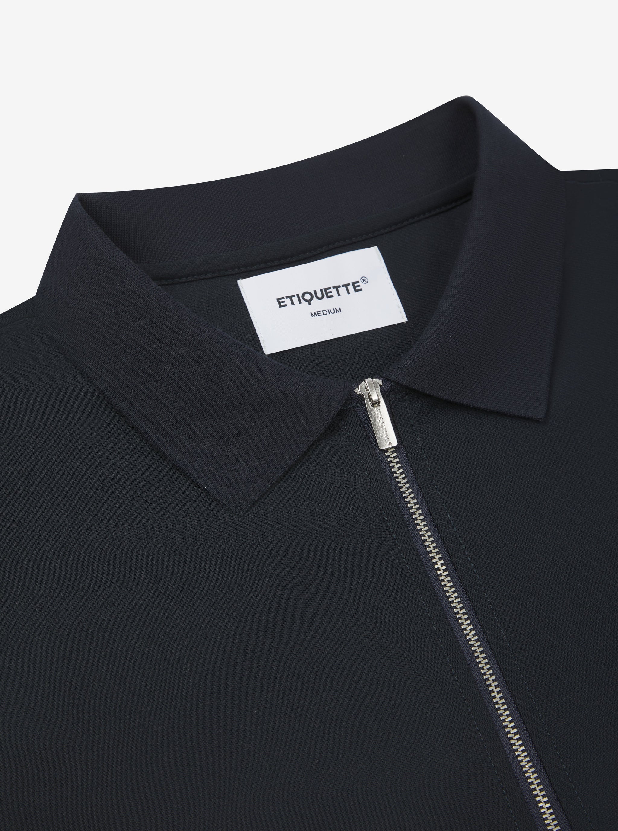 Double Zip Overshirt - Navy
