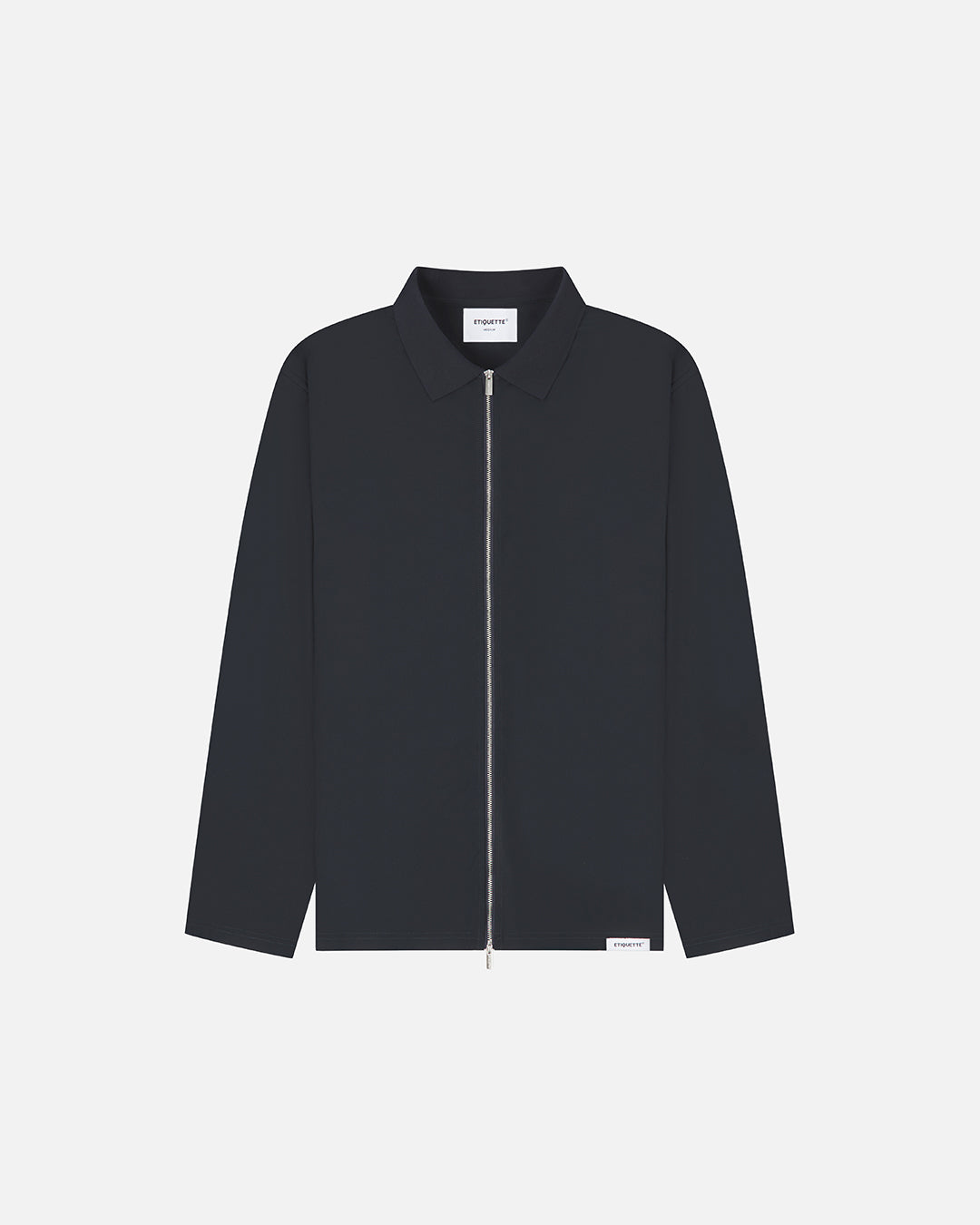 Double Zip Overshirt - Navy
