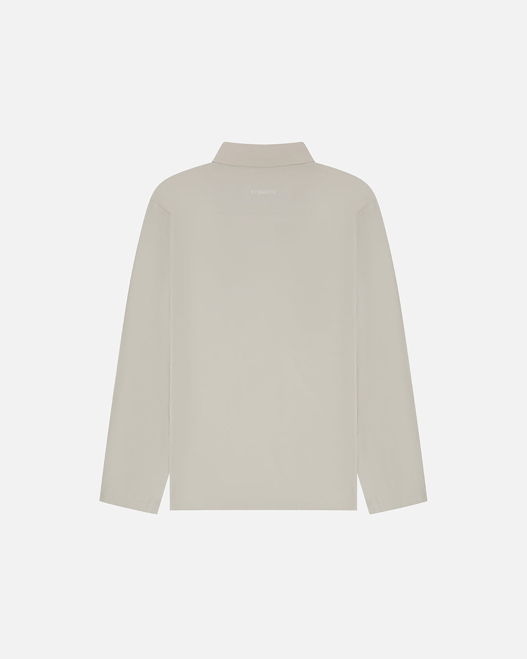 Double Zip Overshirt - Light Grey