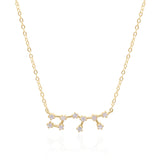 Esphyr Constellation Zodiac Necklace | 18K Gold Plated