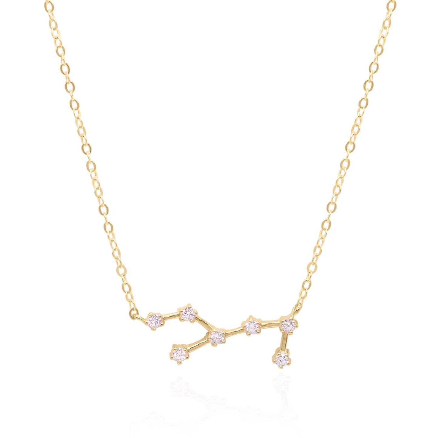 Esphyr Constellation Zodiac Necklace | 18K Gold Plated