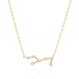 Esphyr Constellation Zodiac Necklace | 18K Gold Plated
