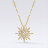 Estella Starburst Necklace | 18k Gold Plated