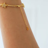 Etta Sparkling Star Bracelet | 18k Gold Plated