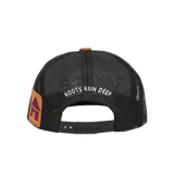 Villager Roots Trucker Hat – Suede & Mesh Snapback