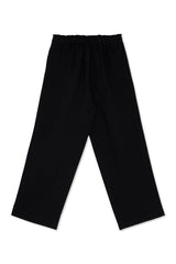 Maya Linen Trousers - Black