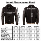 V3CS Men's Trucker Bomber Jacket - Black