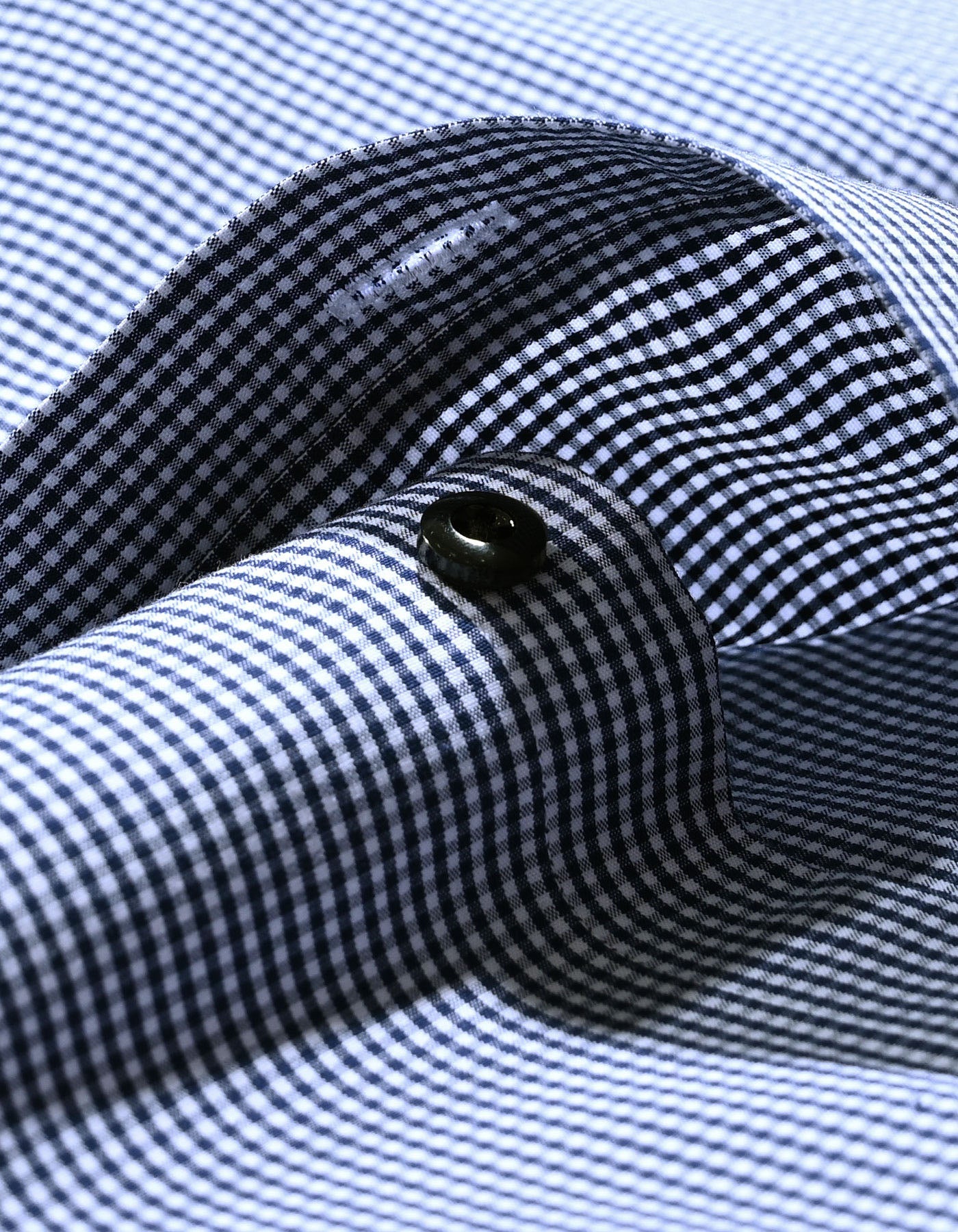 Navy Mini Check Shirt