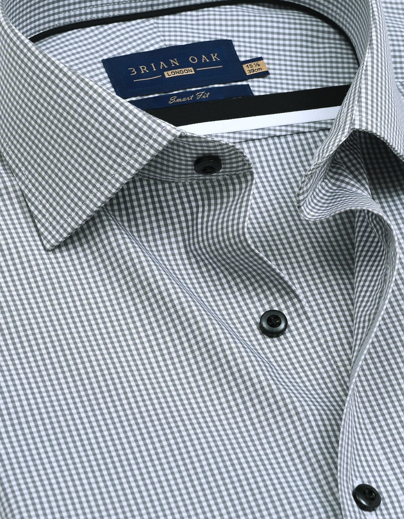 Grey Mini Check Shirt