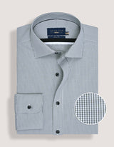 Grey Mini Check Shirt
