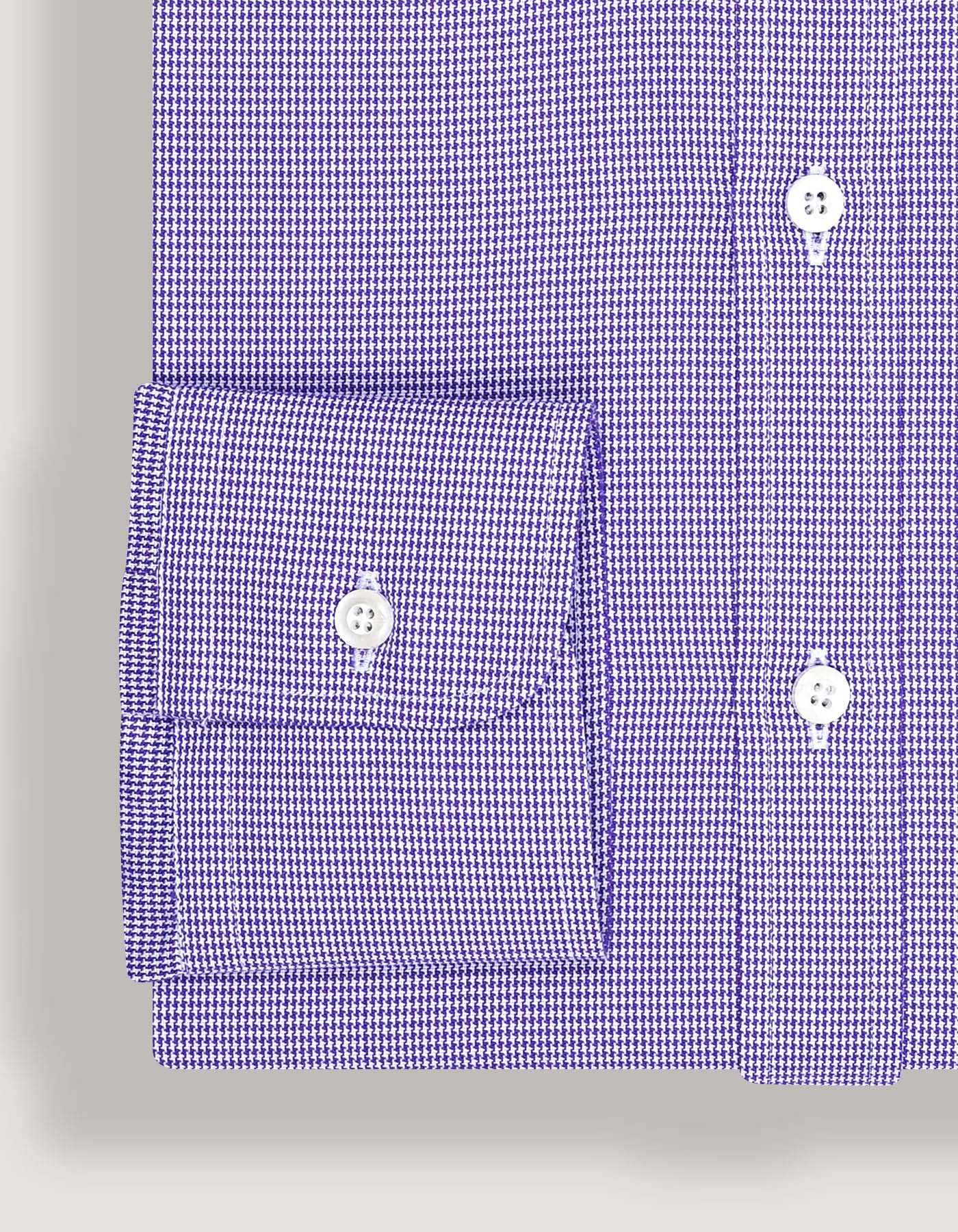 Purple Houndstooth Check Shirt