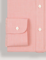Light Orange Houndstooth Check Shirt