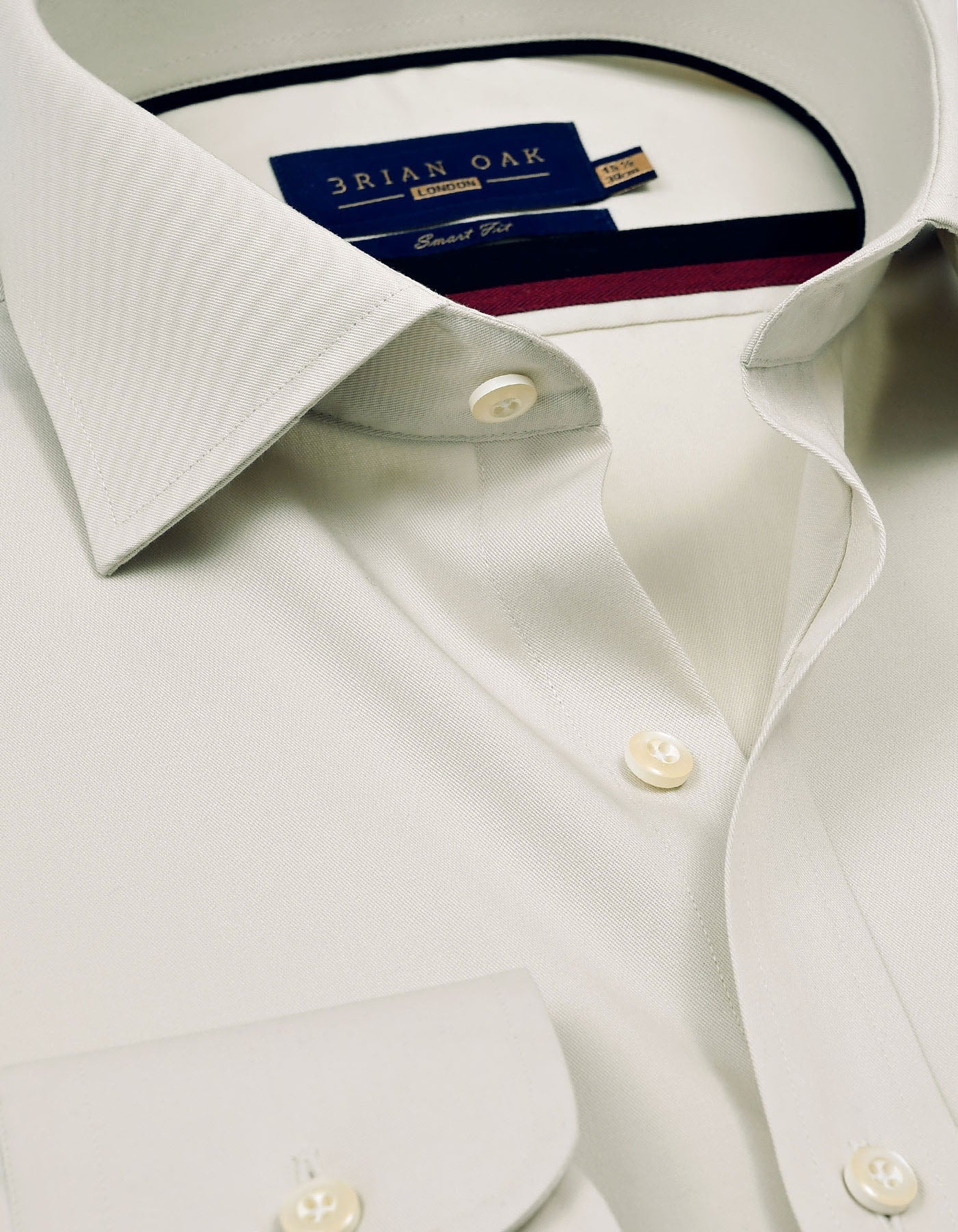 Easy Iron Beige Dress Shirt