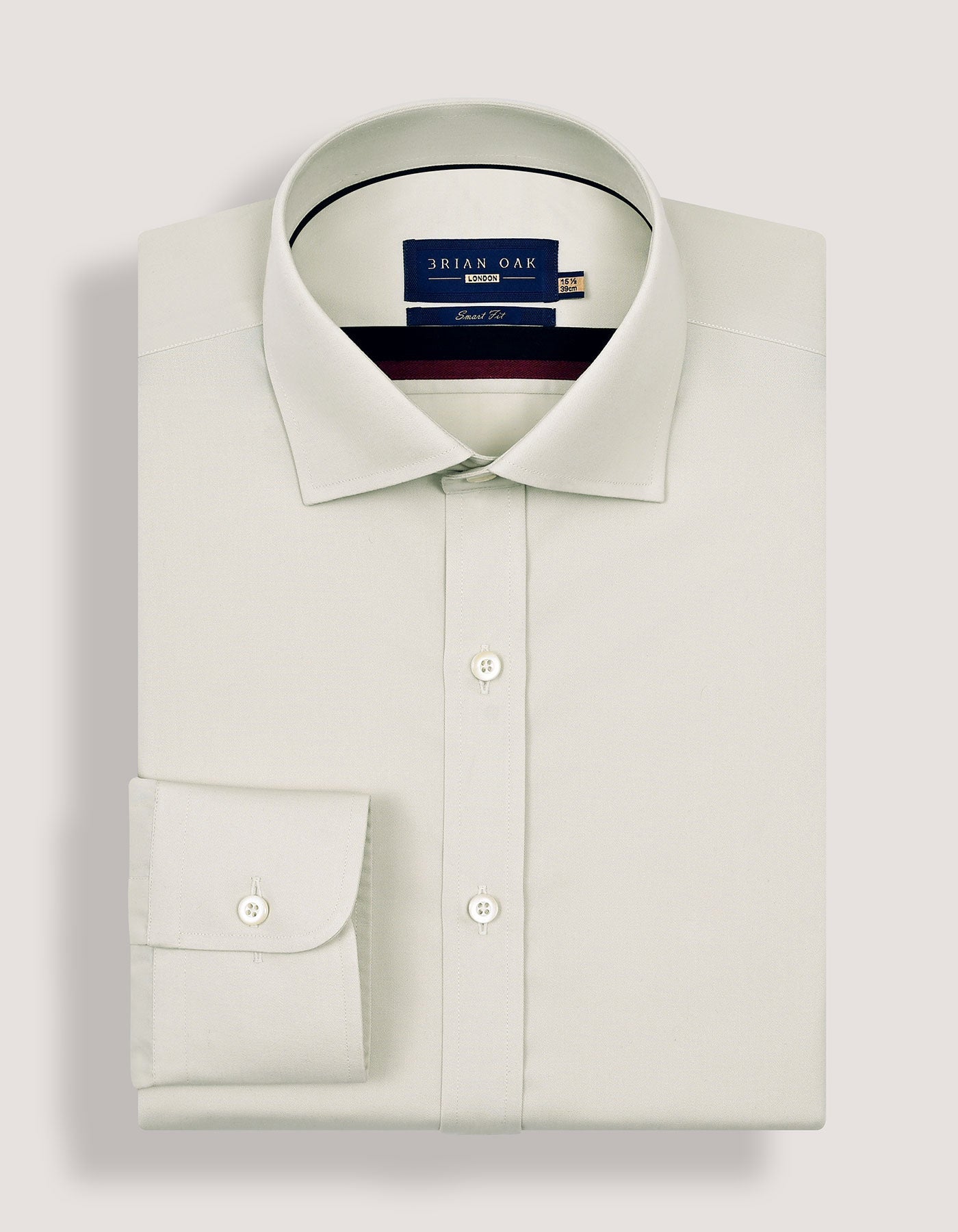 Easy Iron Beige Dress Shirt