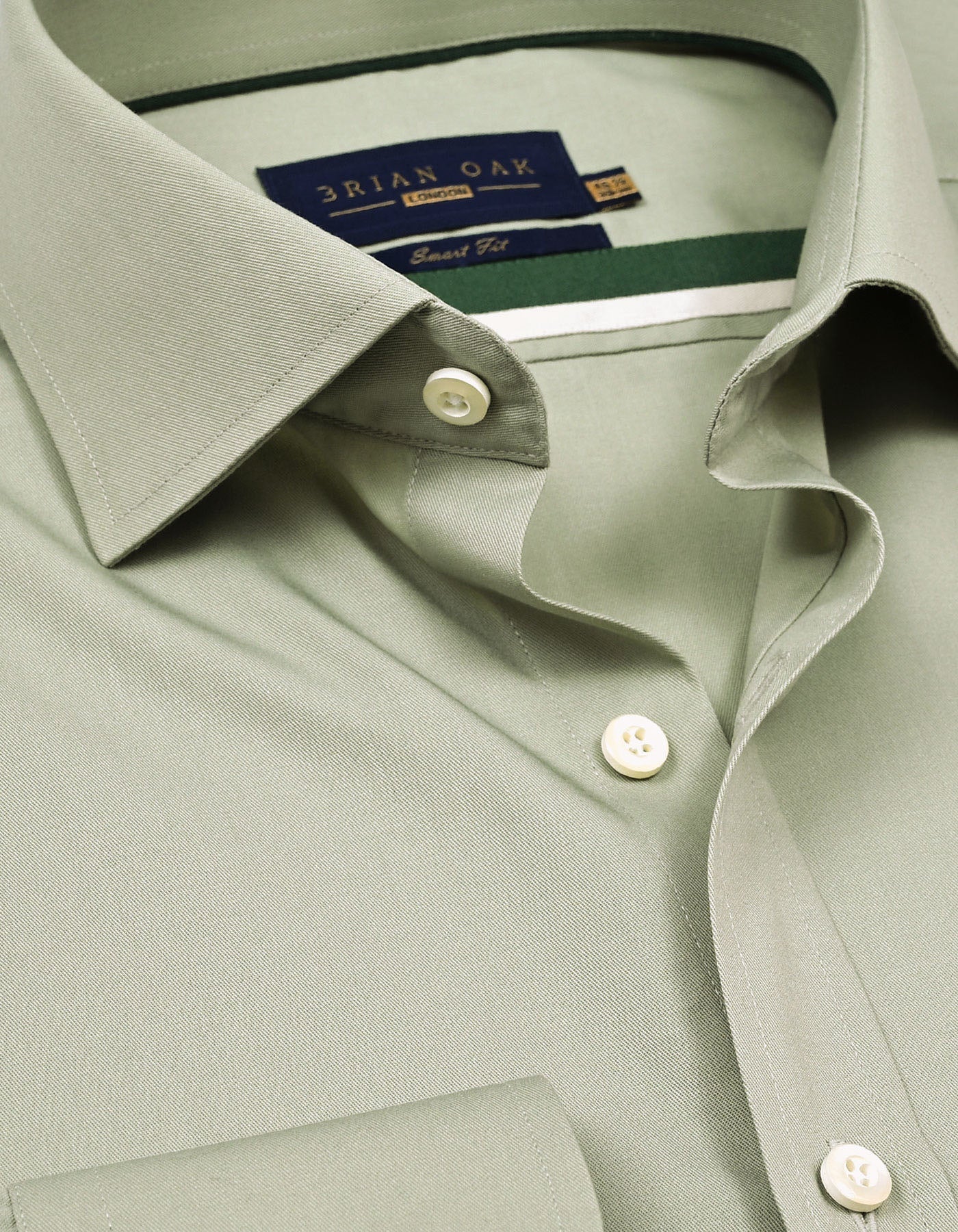 Easy Iron Olive Dress Shirt