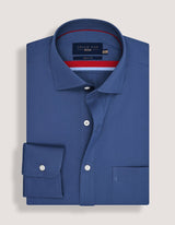 Medium Blue Easy Iron Dress Shirt