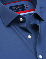 Medium Blue Easy Iron Dress Shirt