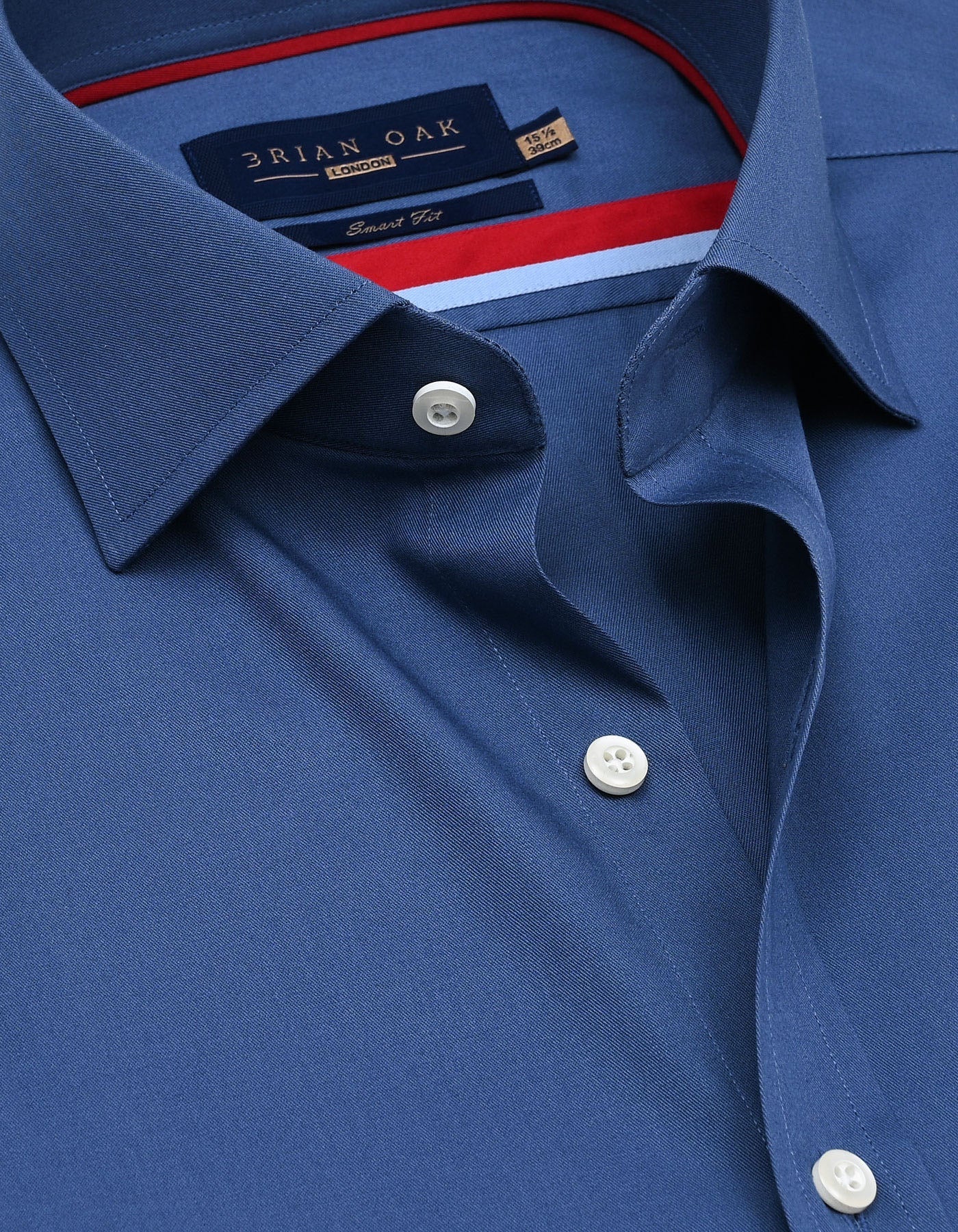 Medium Blue Easy Iron Dress Shirt