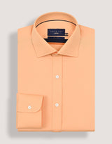 Light Orange Easy Iron Dress Shirt