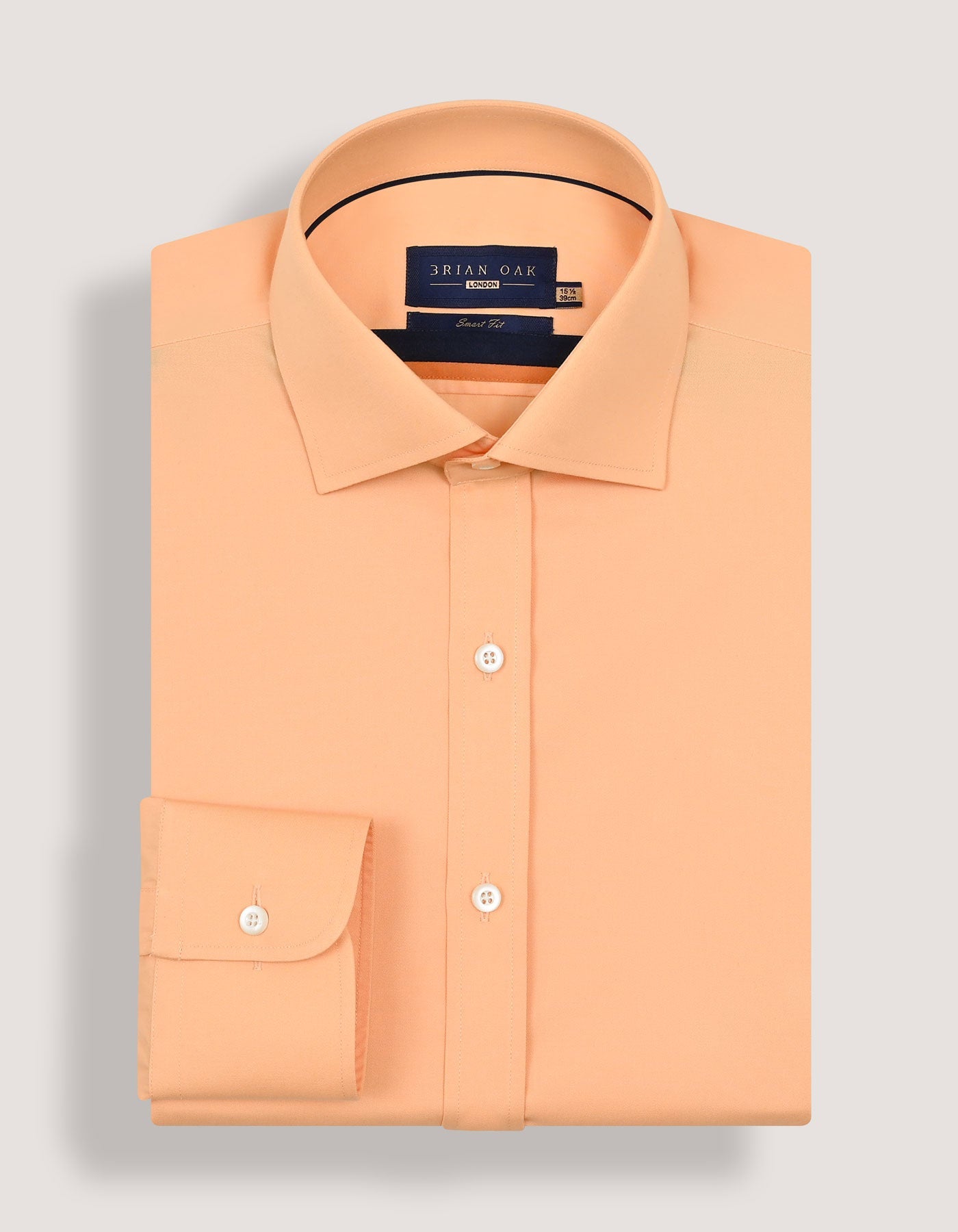 Light Orange Easy Iron Dress Shirt